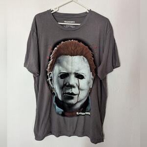 Halloween 2 Michael Myers Graphic Tee Size XL Pre Owned